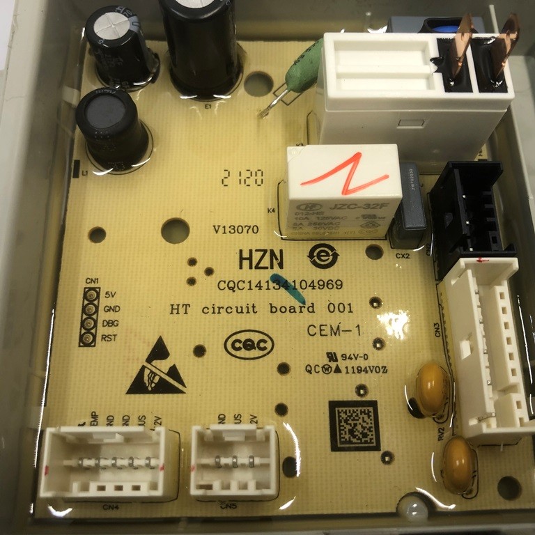 Силовая плата 0321803752 для стиральной машины Haier HW80-BP14969AS