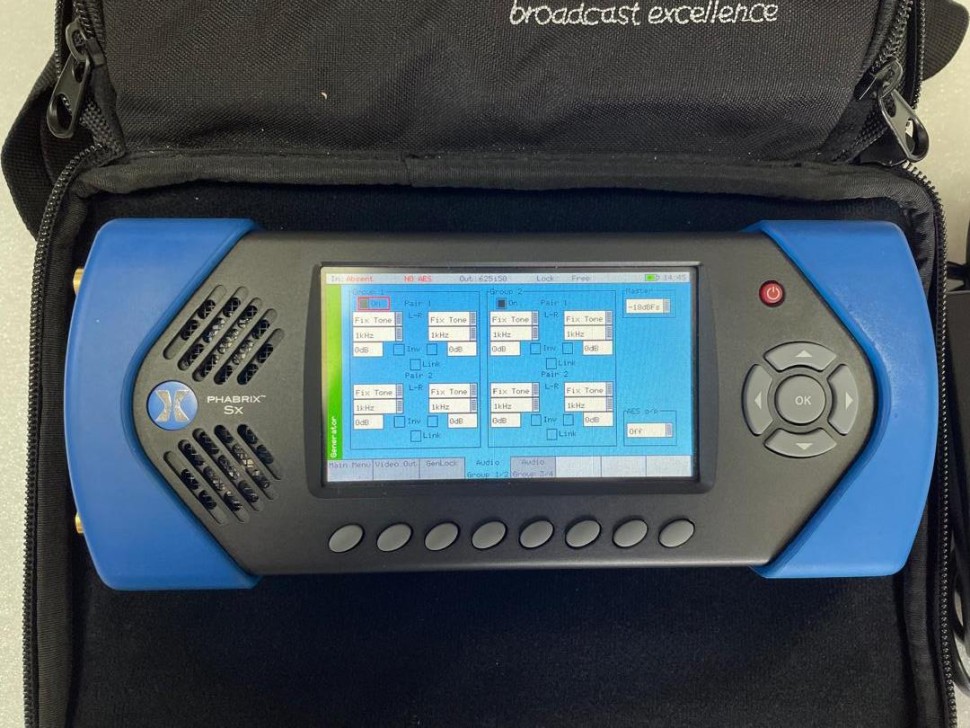 Портативный анализатор Phabrix SXE PHSXTAGC с функциями генератора