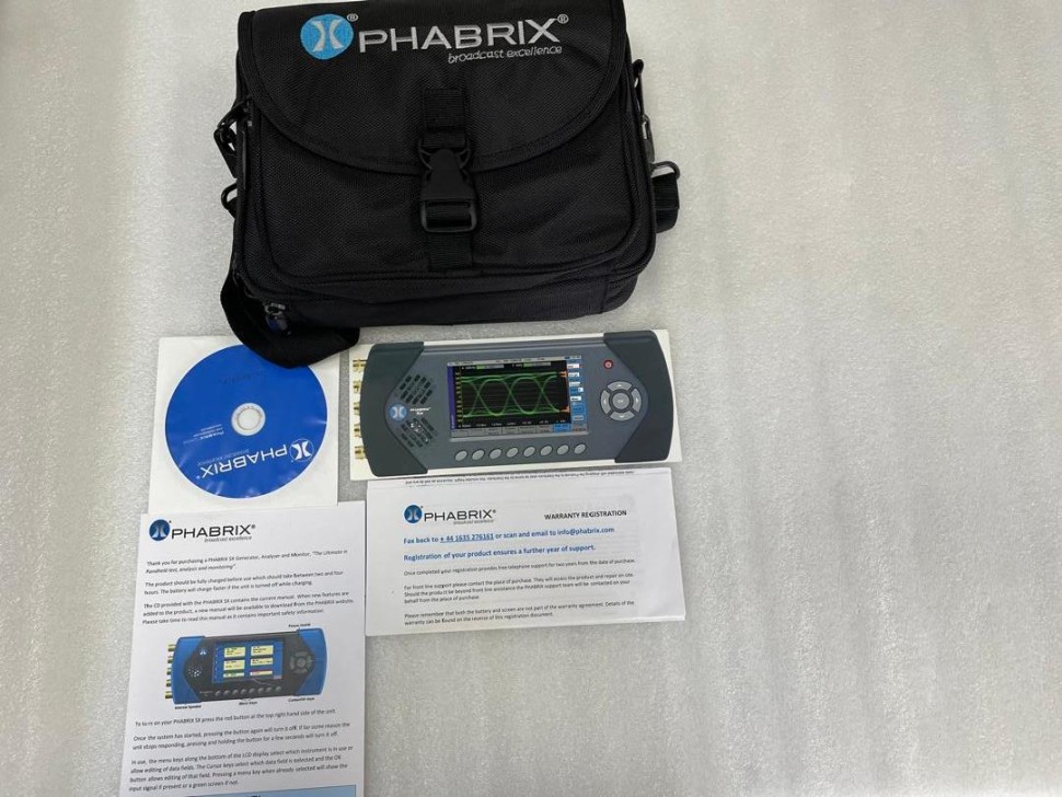 Портативный анализатор Phabrix SXE PHSXTAGC с функциями генератора