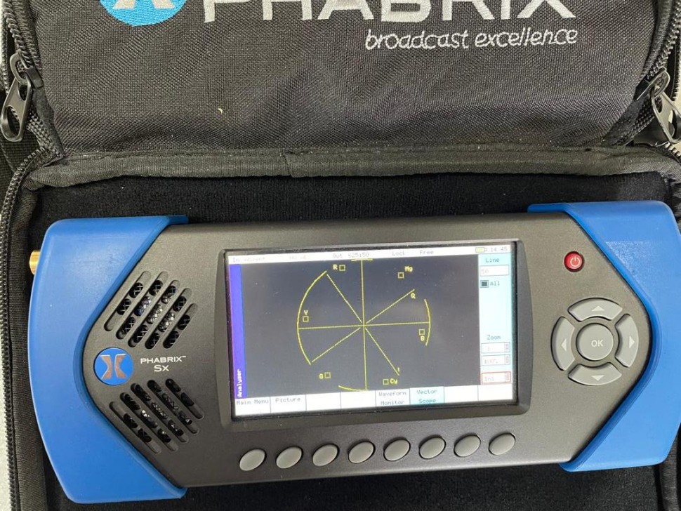 Портативный анализатор Phabrix SXE PHSXTAGC с функциями генератора