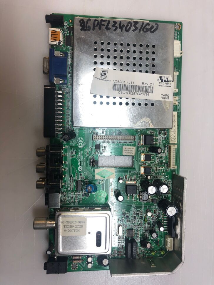 T8-E340NMS-MA10 4A-LCD26T-CM5 26PFL3403/60