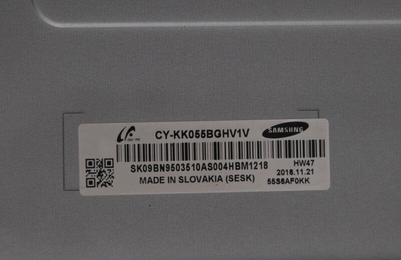 Подложка в сборе с подсветкой CY-KK055BGHV1V