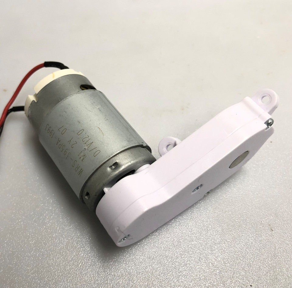 Двигатель, мотор WRS-395PA-1993 основной щетки в сборе для робота-пылесоса TEFAL RG8575WH