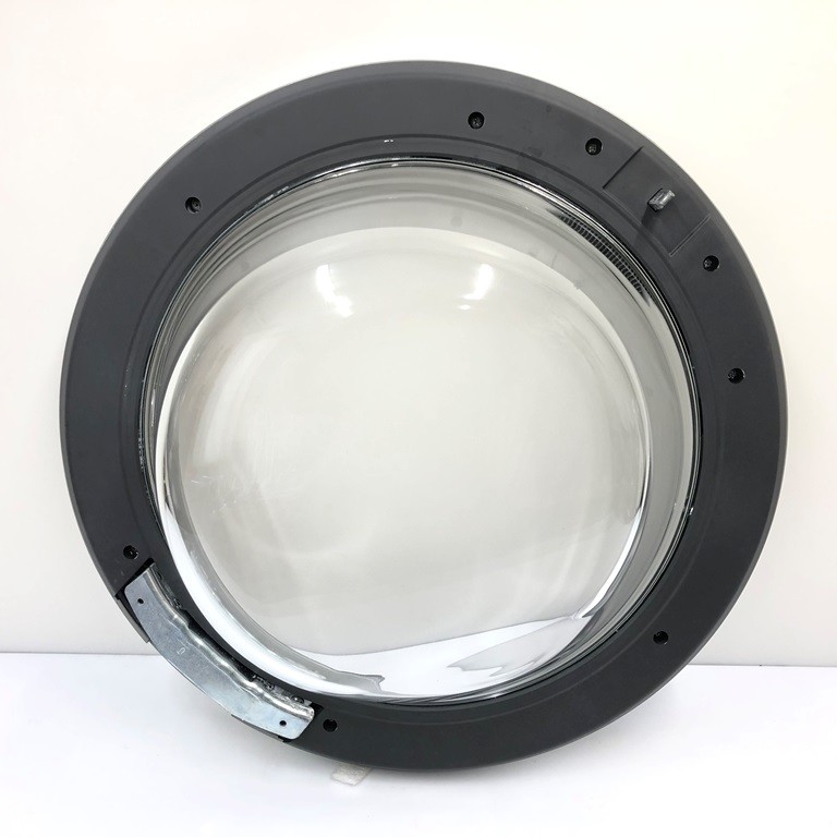 Дверь, люк в сборе со стеклом C90000184 для стиральной машины Hotpoint NSD 6239 S VE RU, RST 702 ST S