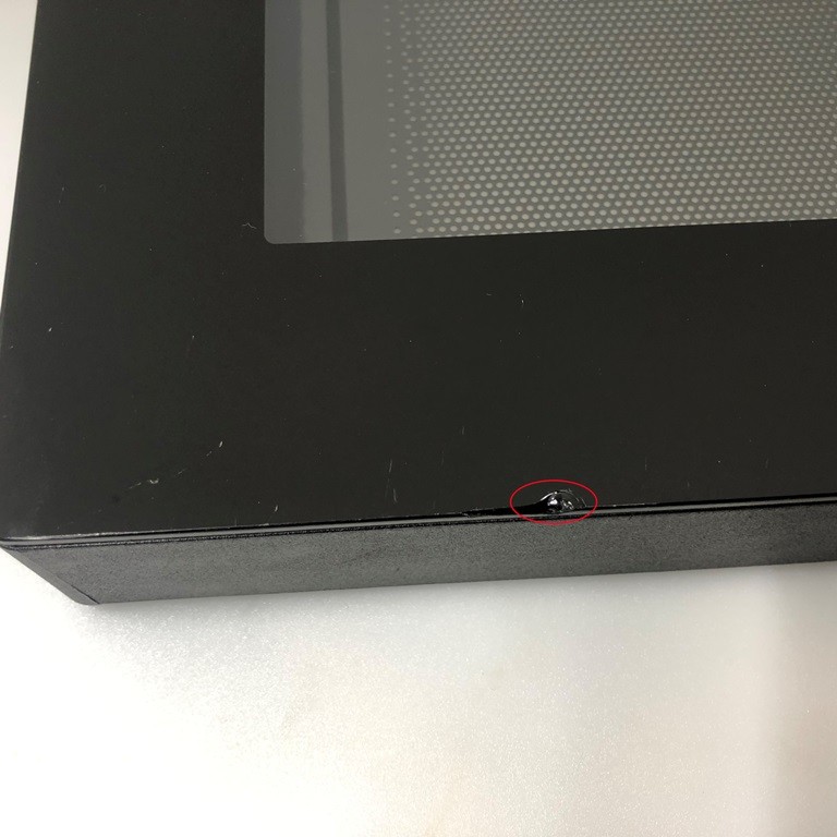 Дверь в сборе со стеклом для СВЧ печи LG MS2336GIB/01