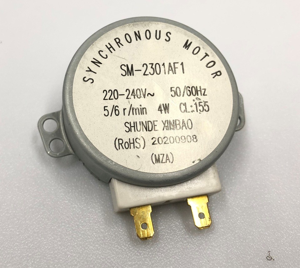 Двигатель вращения тарелки оригинал SM-2301AF1 220-240V 5/6 r/min 4W для микроволновой печи Gorenje MO17E1W