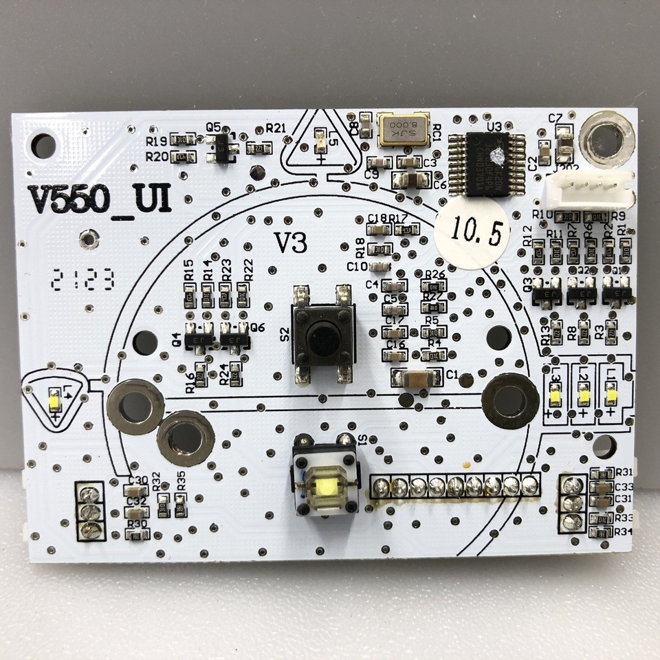 Плата управления V550_UI для робота пылесоса Tefal RG7765WH RG7865WH