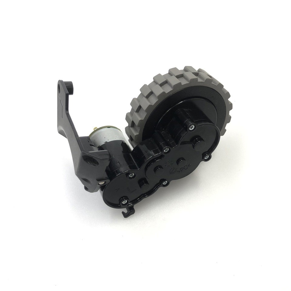 Колесо левое (L) в сборе для робота пылесоса RED RV-R6040S RV-R6050S