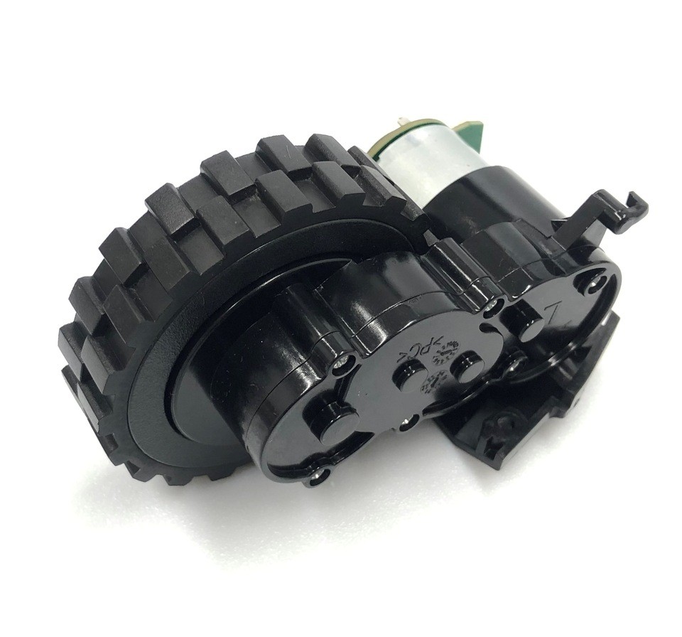 Колесо левое (L) в сборе для робота пылесоса Redmond RV-R670S RV-R650S