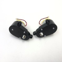 Мотор боковой щетки в сборе с приводом (комплект 2шт) для робота пылесоса RED RV-R6040S RV-R6050S