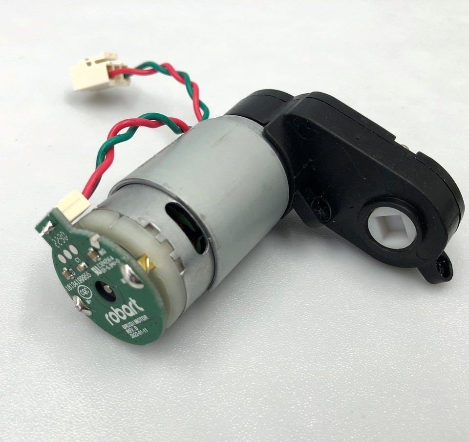 Двигатель основной центральной щетки в сборе с редуктором SRC-395SAP-2260 DC 12V для робота пылесоса TEFAL RG9075WH RG9077WH