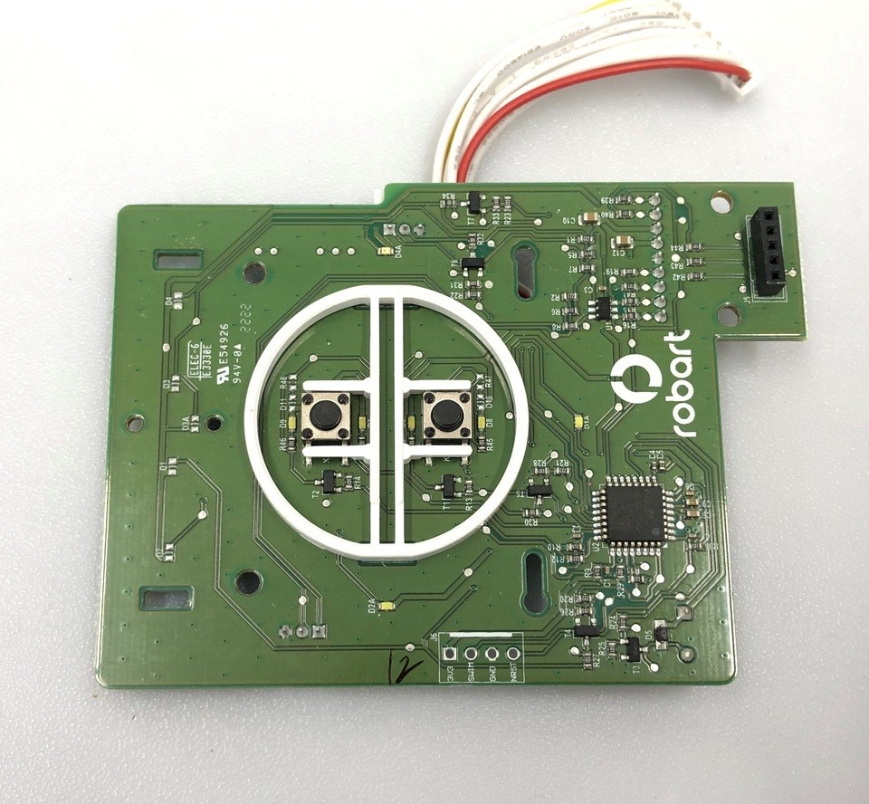 Плата управления, индикации для робота пылесоса TEFAL RG9075WH RG9077WH