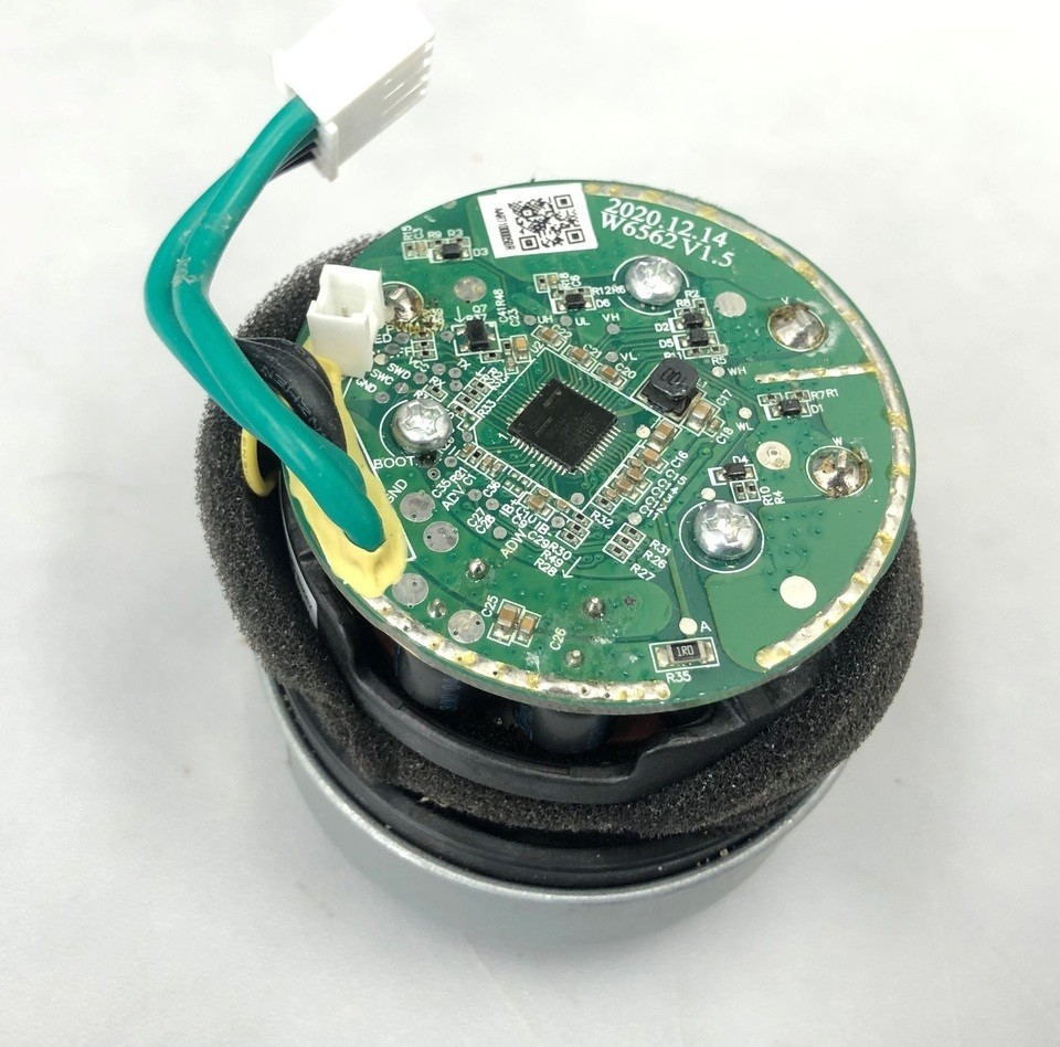 Мотор оригинальный бесщеточный W6562 V1.5 21.6V 350W для пылесоса Redmond RV-UR370