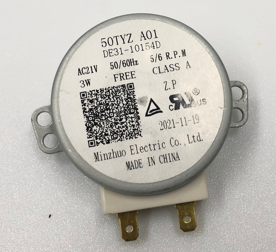 Двигатель вращения тарелки 50TYZ A01 DE31-10154D AC21V 3W 5/6 R.P.M для микроволновой печи Samsung