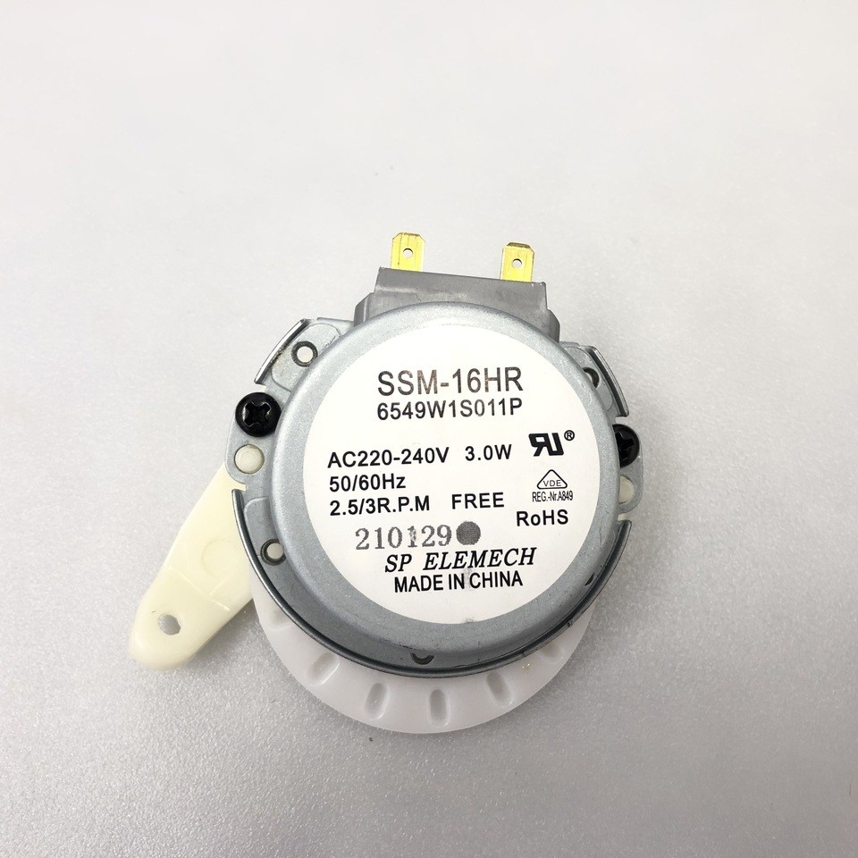 SSM-16HR 6549W1S011P AC220-240V 3W 2.5/3R.P.M LG оригинал, двигатель привода лопатки cyclone для пылесоса LG VC83209UHAV