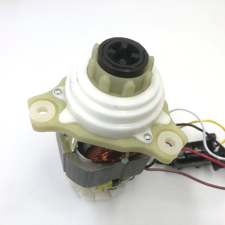 Мотор, двигатель AC8835M23 230V в сборе с редуктором для блендера RED RSB-M3404