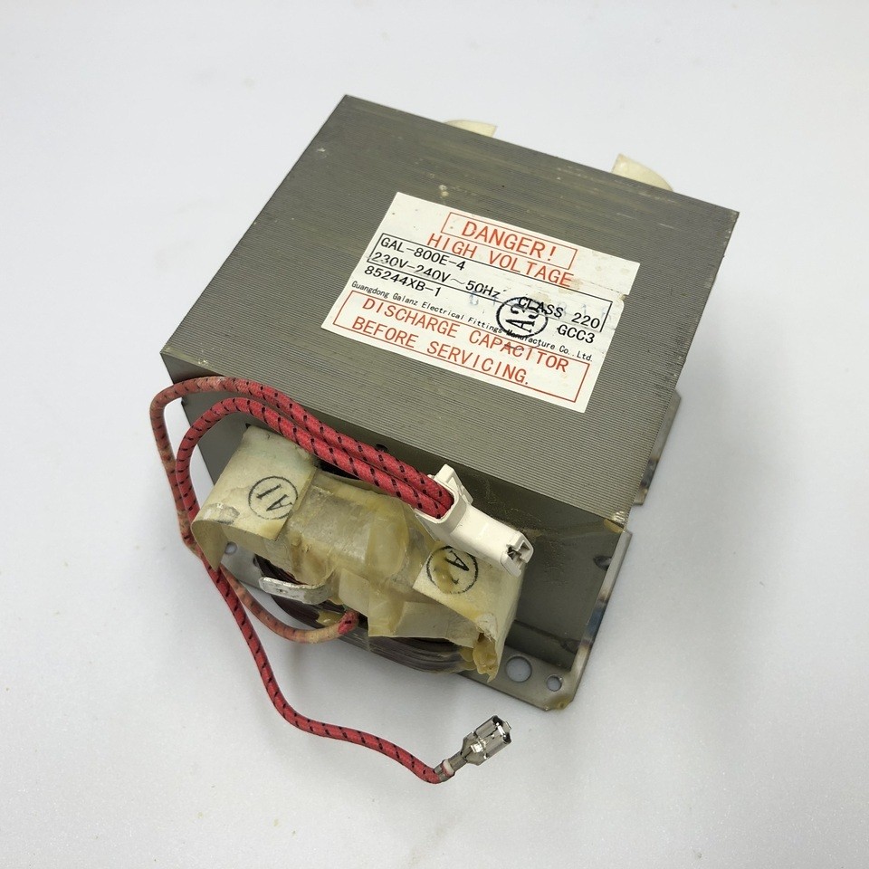 Трансформатор высоковольтный GAL-800E-4 230V-240V 50Hz для свч печи DEXP EB-80