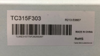 TC315F303 V315H3-CPE6 V315H3-XRPE5 V315H3-XLPE5 матрица