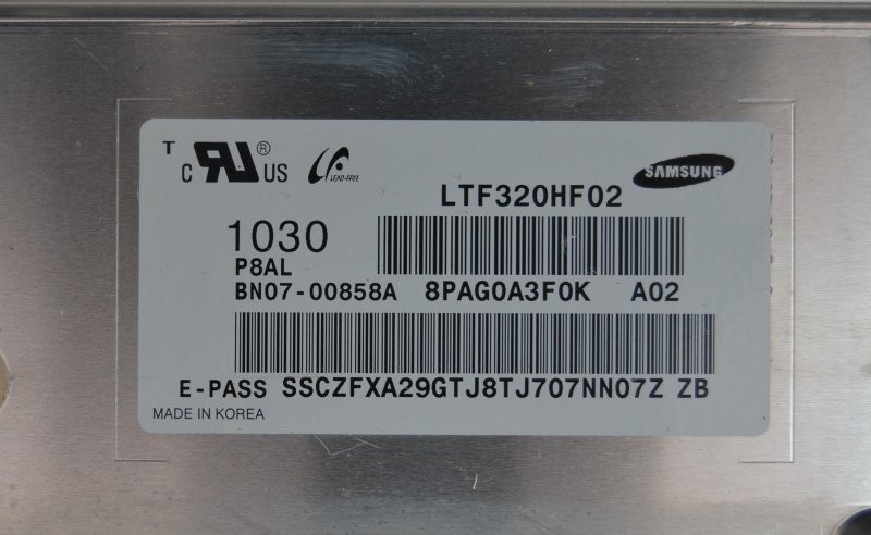 LTF320HF02 320HFSL4LV0.4 320HFSR4LV0.4 панель в сборе с подсветкой