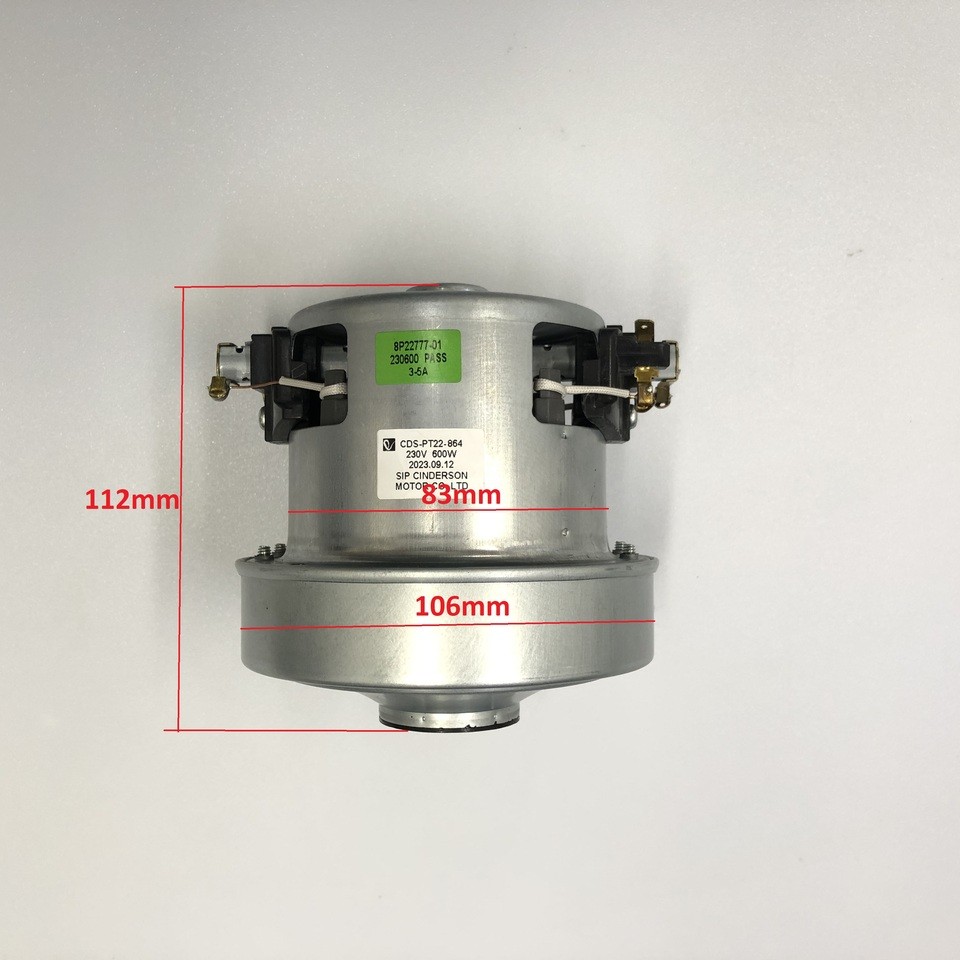 Двигатель, мотор CDS-PT22-864 230V 600W оригинальный для пылесоса Tefal TW4881EA