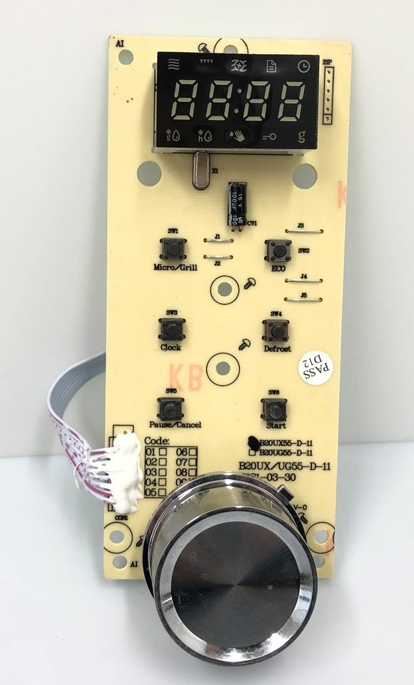 Плата управления, индикации B20UX55-D-11 для микроволновой печи Gorenje MO20A3X