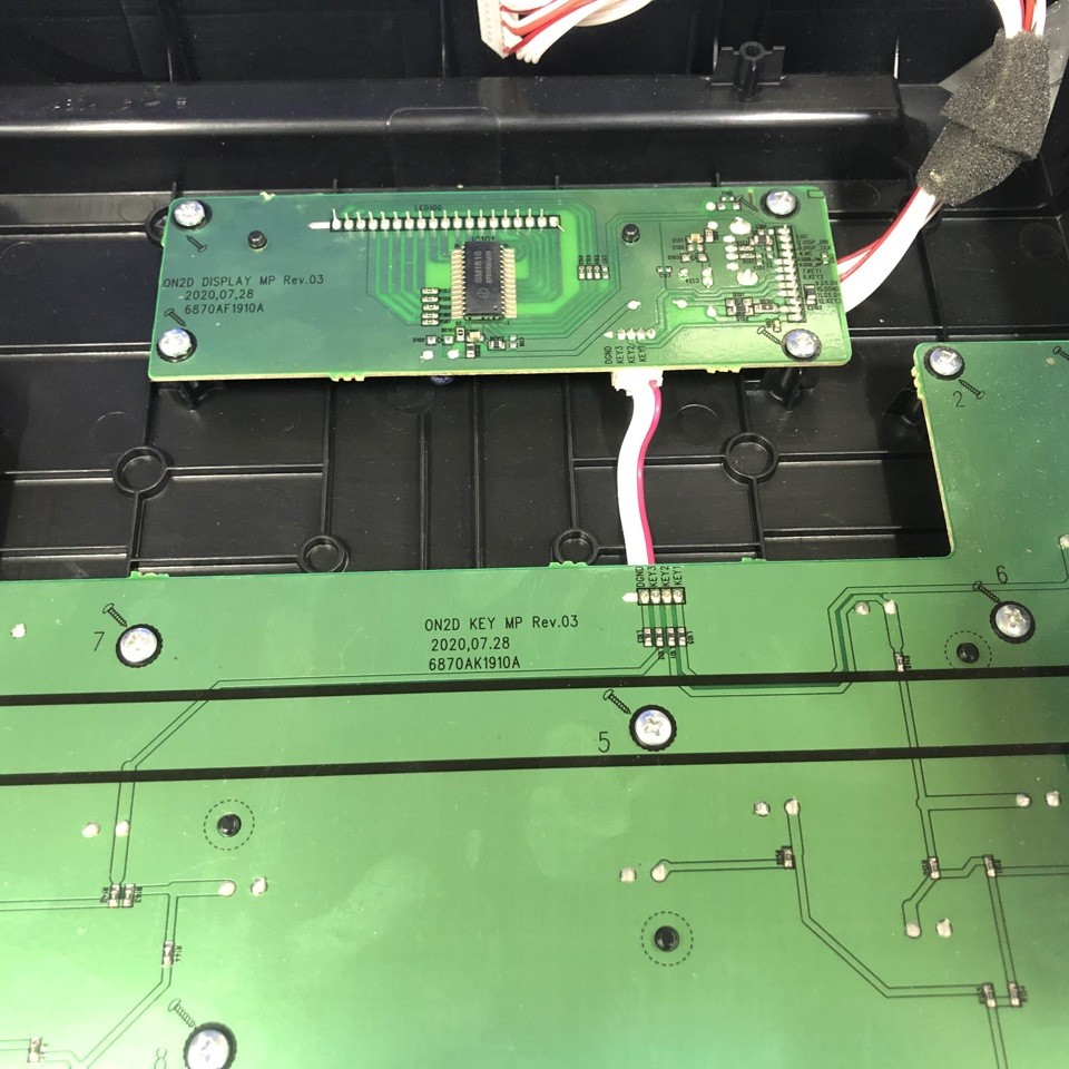 Плата управления, дисплей 6870AF1910A 6870AK9010A в сборе с корпусом для аудиосистемы LG XBOOM ON44DK