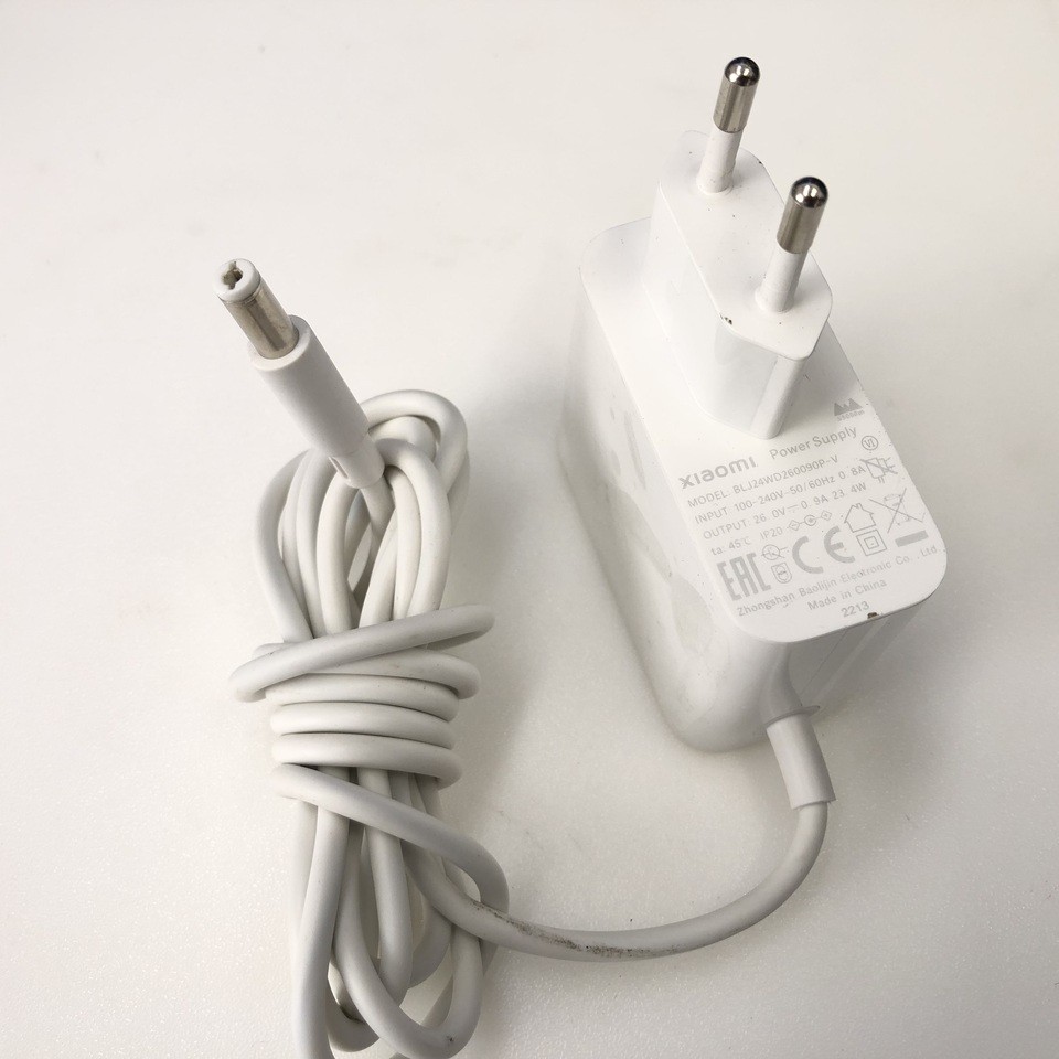 Адаптер, блок питания, зарядное устройство BLJ24WD260090P-V 26.0V 0.9A 23.4W оригинальный для пылесоса Xiaomi MWXCQ05XYHW
