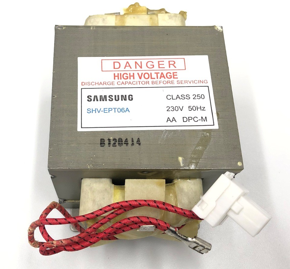 SHV-EPT06A 230V 50Hz CLASS 250 трансформатор высоковольтный для микроволновой печи Samsung