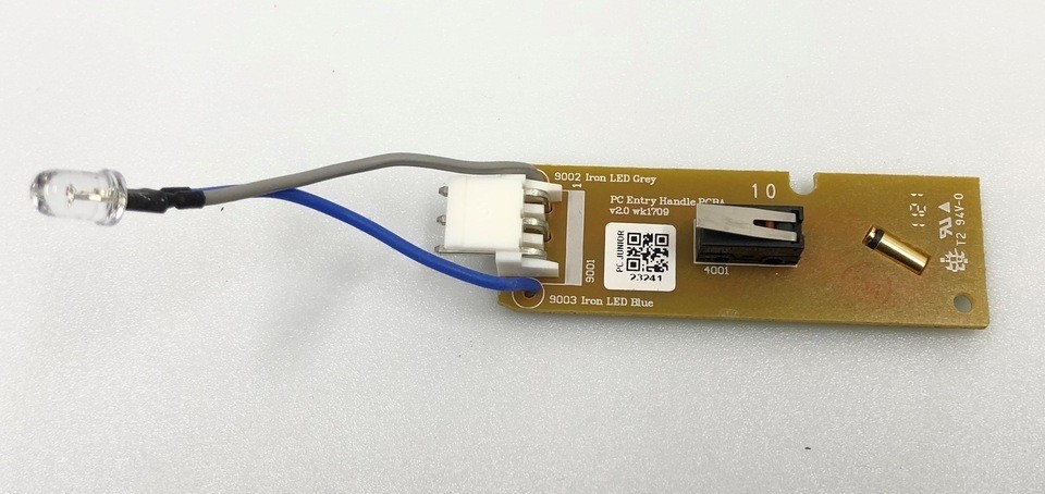 Плата индикации с кнопкой PC Entry Hahdle PCBA V2.0 wk1709 для утюга парогенератора Philips GC7846/80/BI