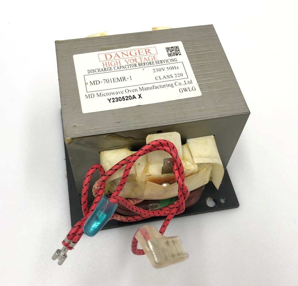 Трансформатор высоковольтный MD-701EMR-1 230V 50Hz для микроволновой печи