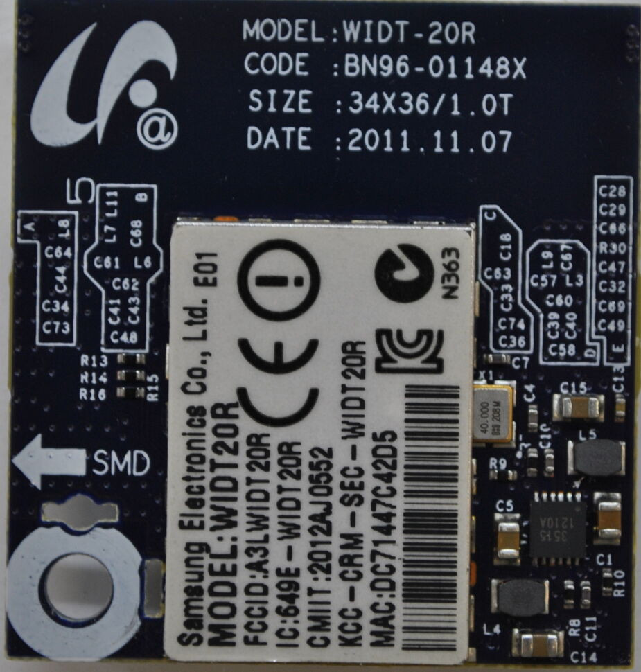 Wi-Fi Module WIDT20R BN59-01148A