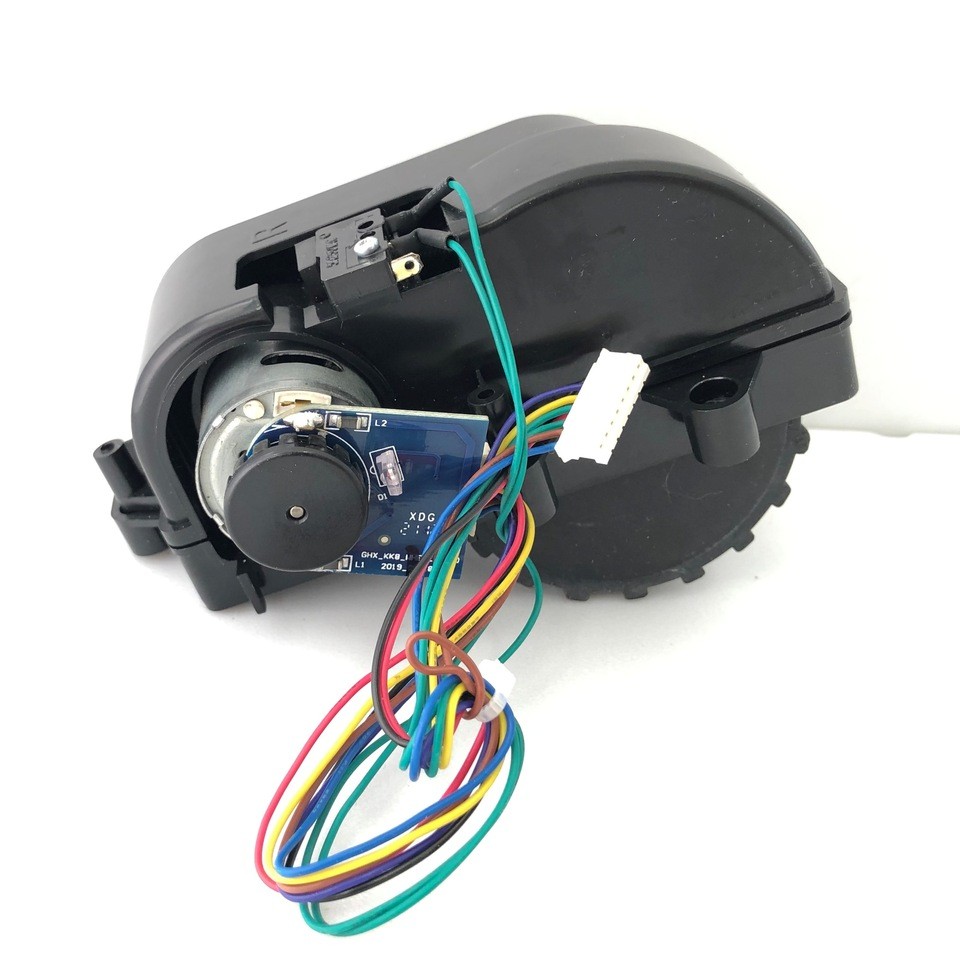 Колесо правое в сборе GHX_KK8_WHEEL_V4.0 для робота пылесоса Redmond RV-R450 RV-R270