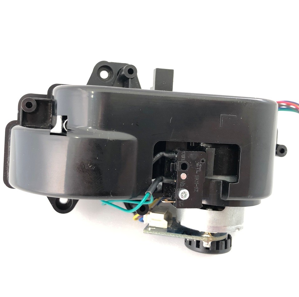 Колесо левое в сборе GHX_KK8_WHEEL_V4.0 для робота пылесоса Redmond RV-R450 RV-R270