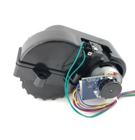 Колесо левое в сборе GHX_KK8_WHEEL_V4.0 для робота пылесоса Redmond RV-R450 RV-R270