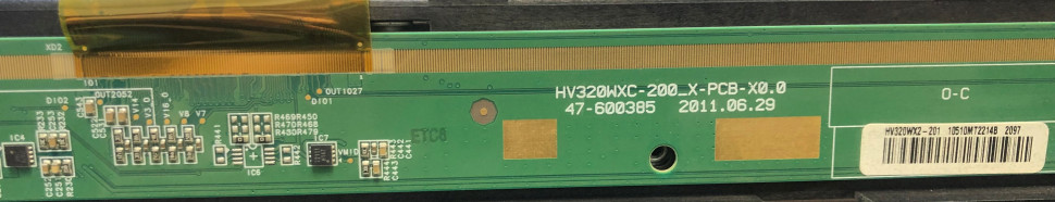 HV320WXC-200_X-PCB-X0.0 47-600385 HK315TVM-BH65H HV320WX2-201
