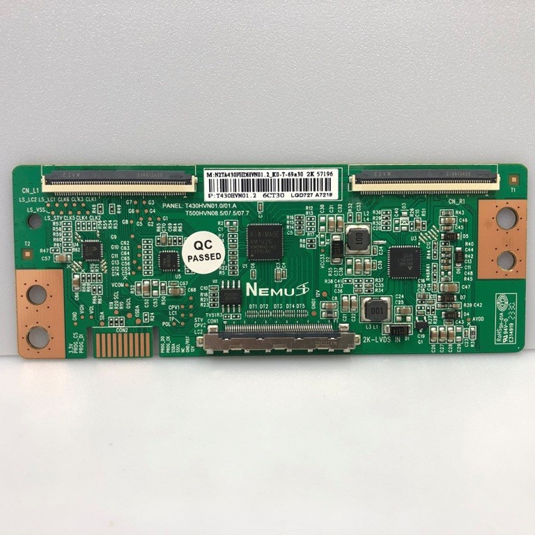 t-con T430HVN01.2 T430HVN01.0/01A T500HVN08.5/07.5/07.7 для телевизора HARTENS HTY-43F06W-VZ