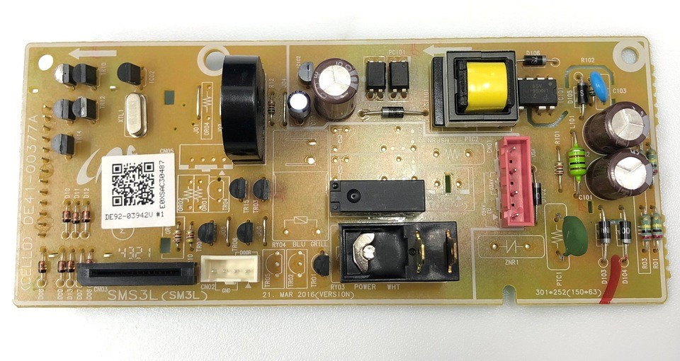 DE41-00377A DE92-03942V SMS3L плата управления, блок питания для микроволновой печи Samsung MS23K3513AW MS23K3513AS