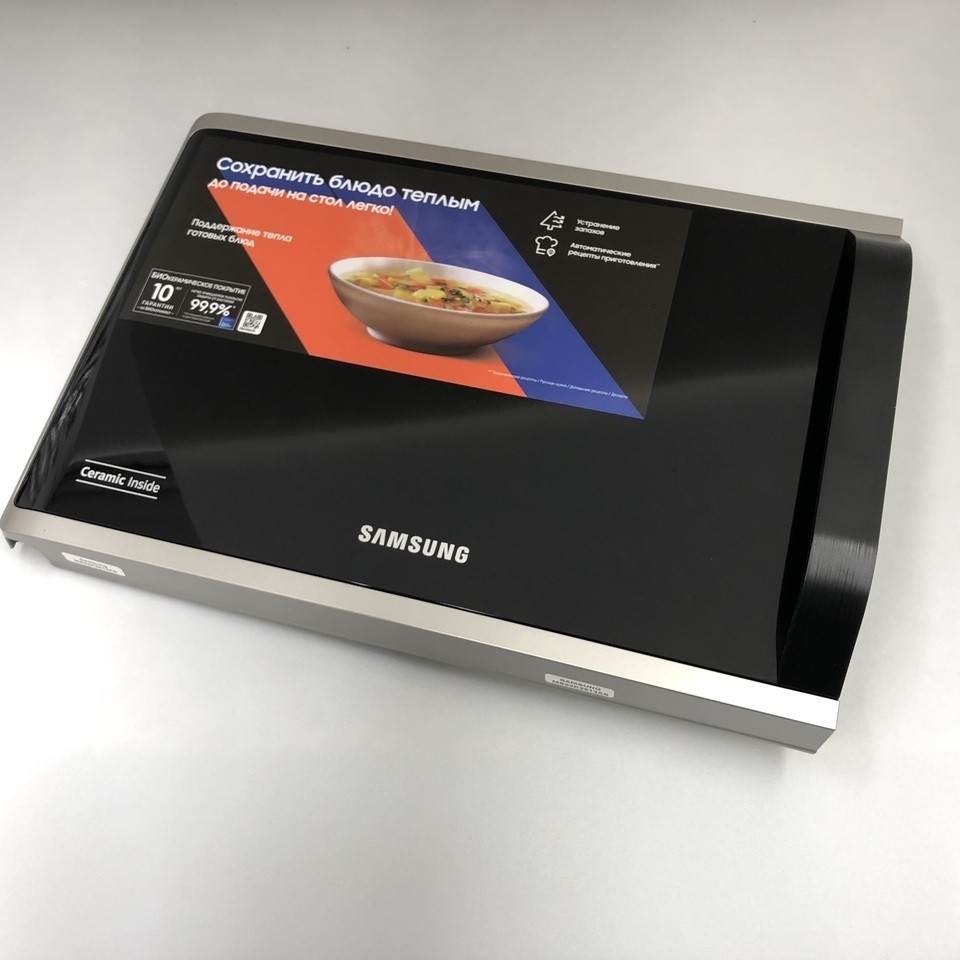 Дверь в сборе для микроволновой печи Samsung MS23K3513AS