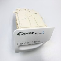 Лоток, бункер для порошка 0530093600 в сборе стиральной машины Candy RO441286DWMC4-07