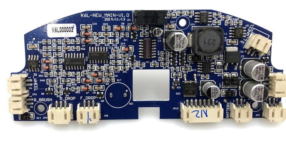 Основная плата K6L-NEW_MAIN-V1.0 для робота пылесоса Redmond RV-R350