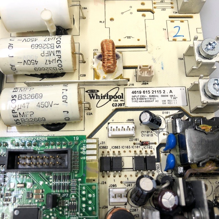 Электронный модуль индукционной плиты Whirlpool Indesit HAH-6000AP C00313133 480121103731 481010395257 481010395257bu