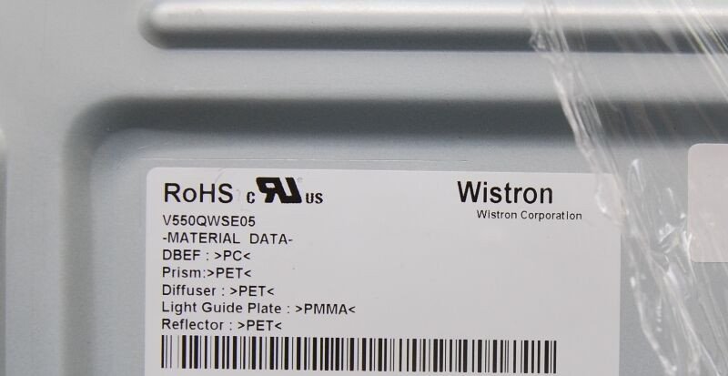 Подсветка Sony KD-55XE7005  в сборе с рассеивателями