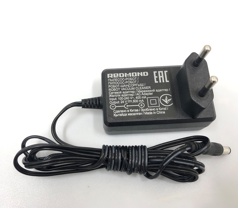 Сетевой адаптер RV-R500 24V 600mA оригинал для робота пылесоса Redmond