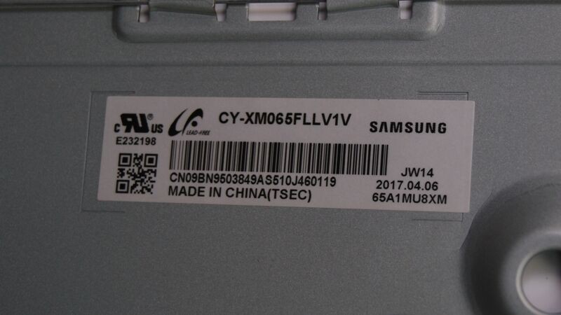Подложка в сборе с подсветкой CY-XM065FLLV1V