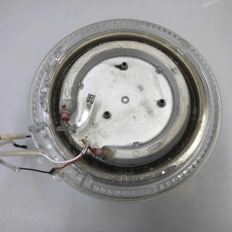 Стеклянная колба, тэн в сборе 220-240V 1850-2200W для электрочайника RED RK-G191