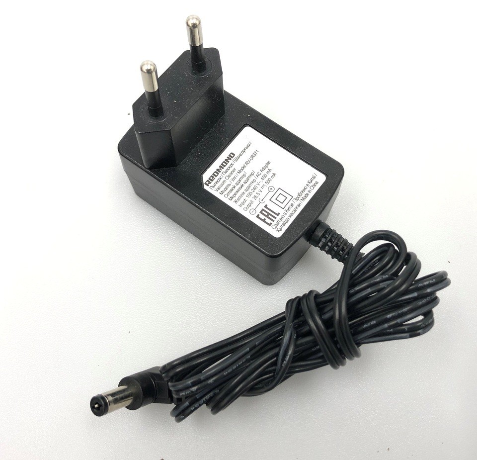 Адаптер оригинальный 26.5V 500mA для беспроводного пылесоса Redmond RV-UR371