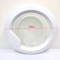 Люк в сборе со стеклом C00509022 C00508999 C00509343 C00271965 C00273668 C00273460 Indesit MSD 615